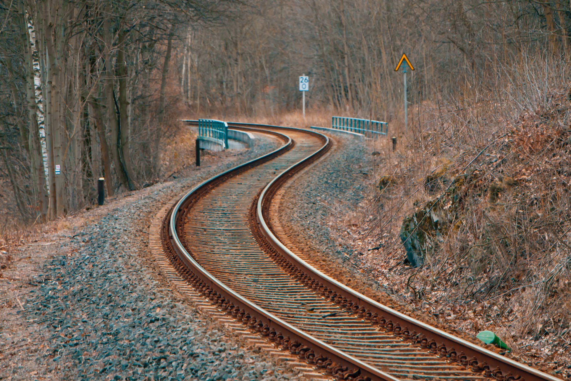photo of railway track
